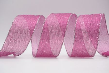 Glitter Metallic Ribbon_KF7336G-40_hot pink